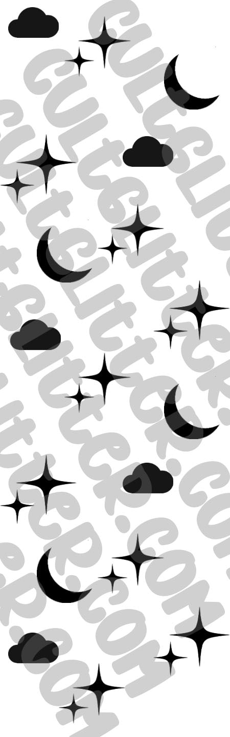 Moon and Stars Inkjoy Pen Template