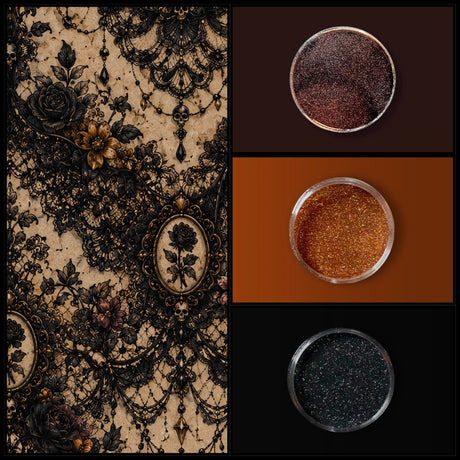 Vintage Halloween Mourning Lace