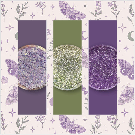 Lavender & Sage Botanical Moths