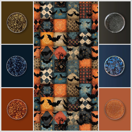 Batty Halloween Checkers