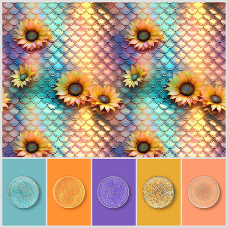 Sunflower Mermaid Scales