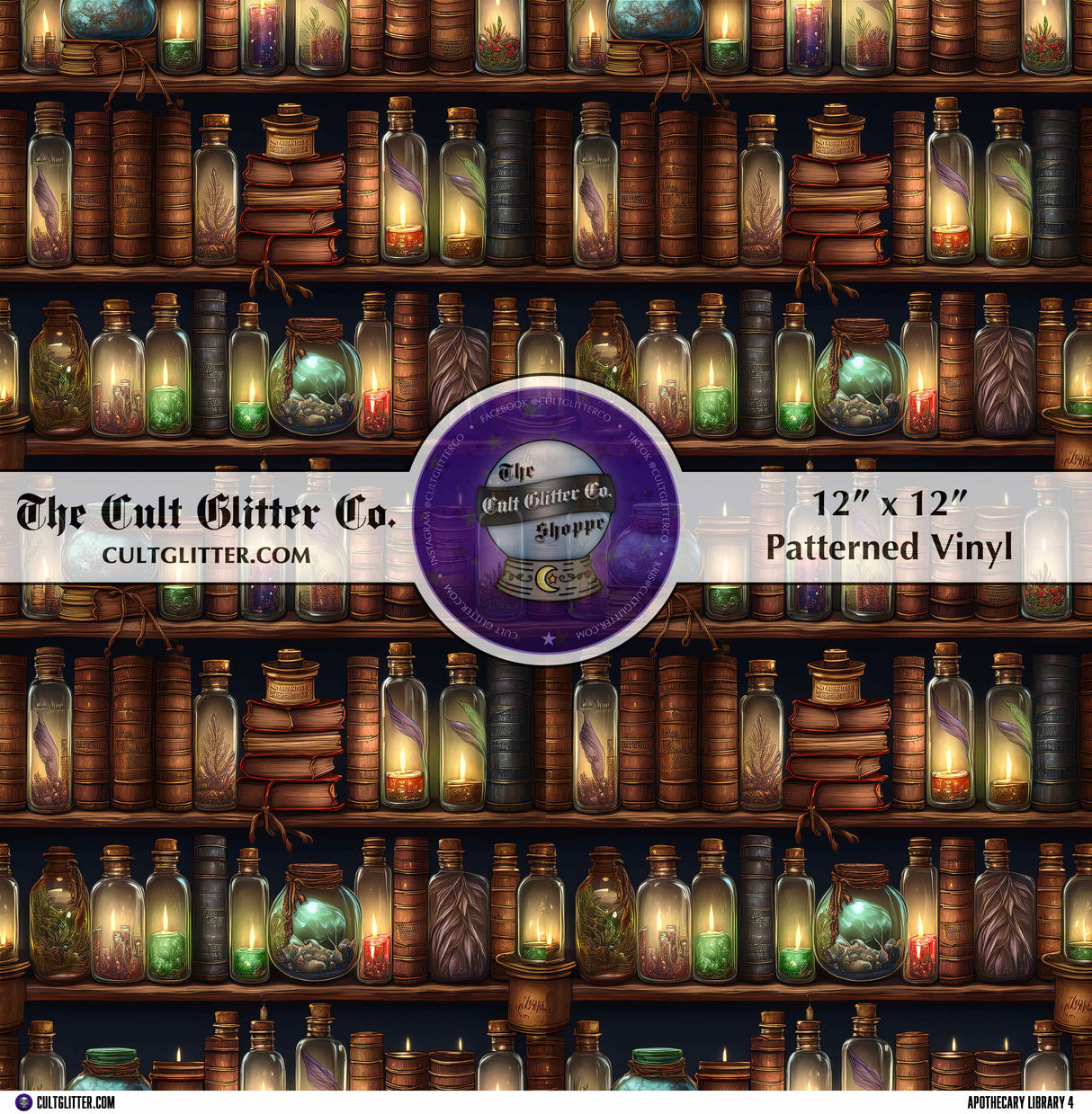 Apothecary Library 4 - Vinyl