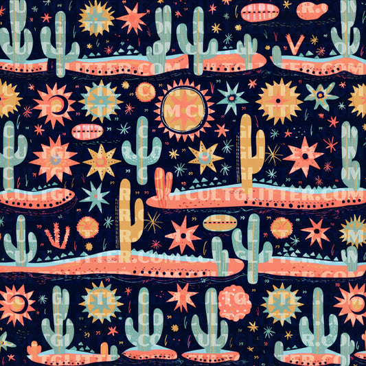 Cacti Playground Wrap - Printable