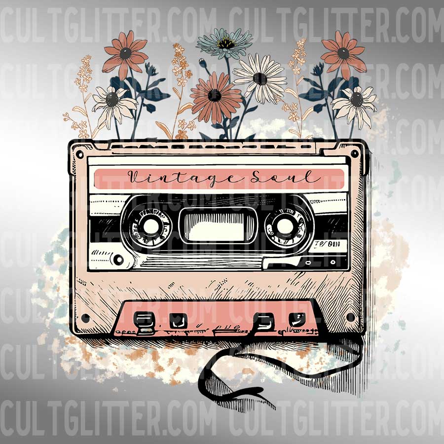 Casette Tape Decal