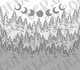 Celestial Treeline Template
