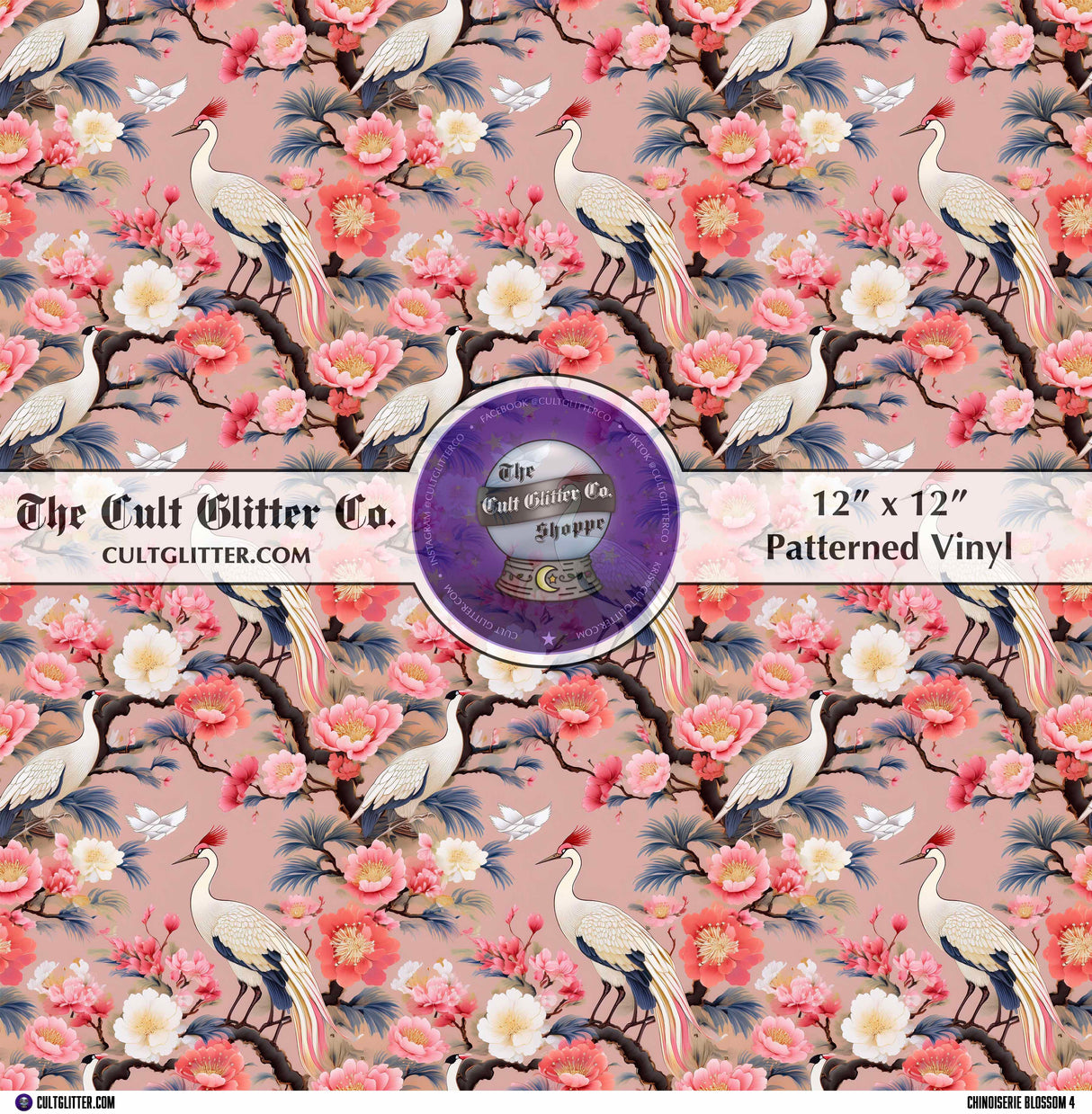 Chinoiserie Blossom 4 - Vinyl