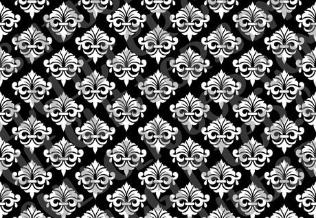 Damask 2 Tumbler Template