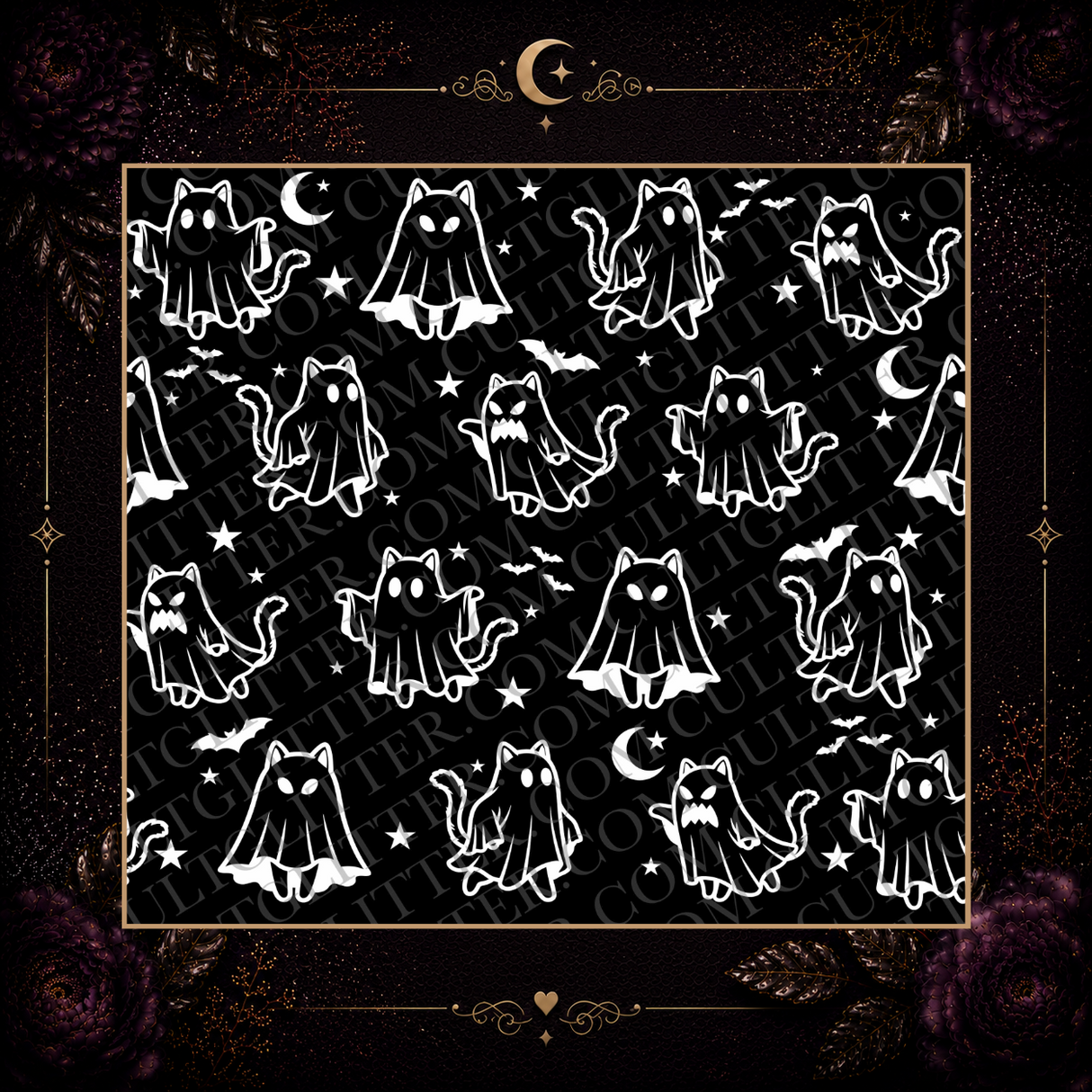 Ghostly Kitties Template