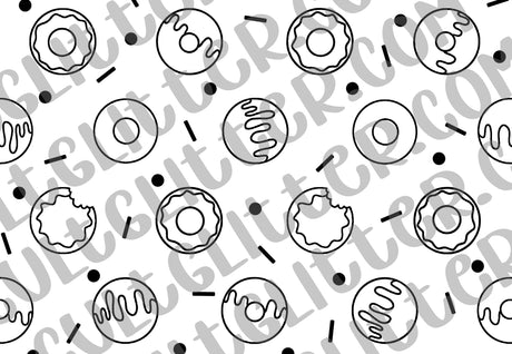 Donuts Tumbler Template
