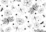 Dragonflies Tumbler Template