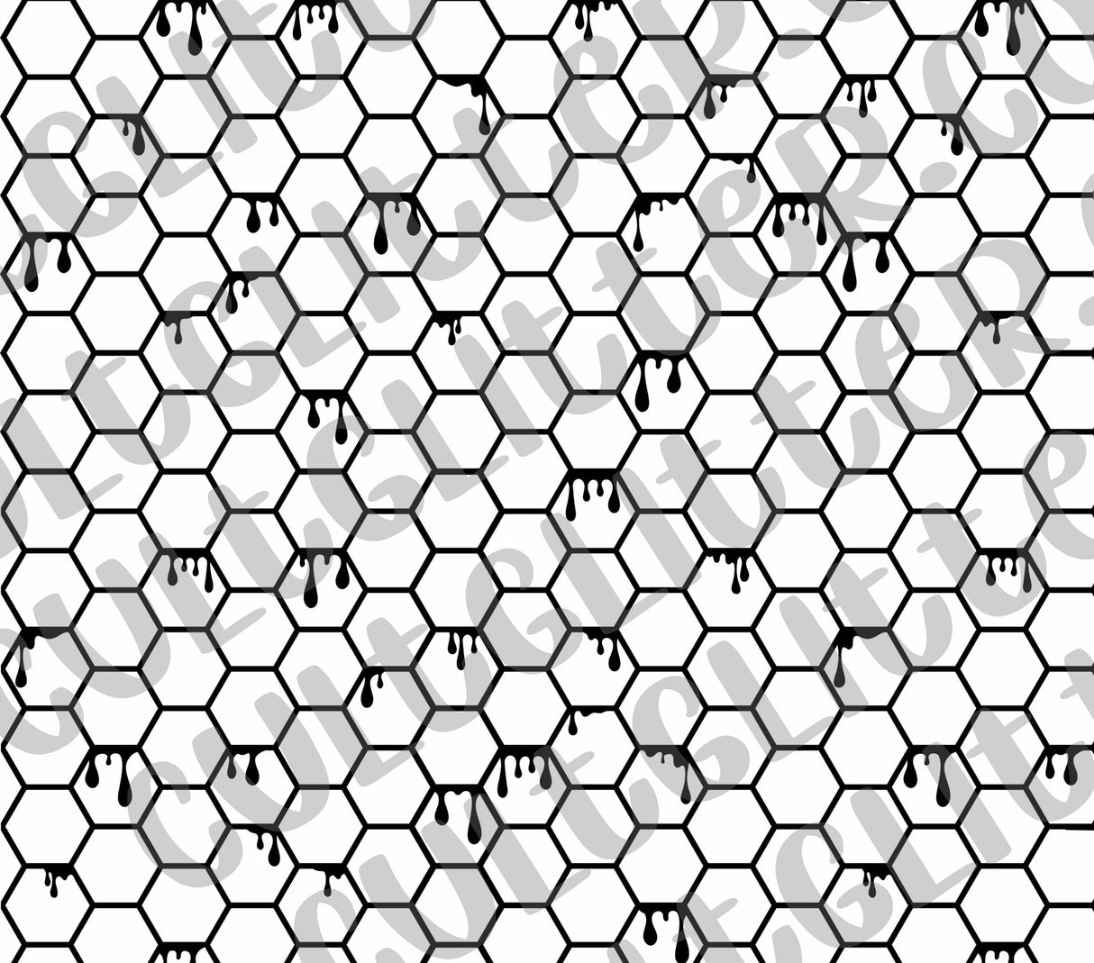 Drippy Honeycomb Template