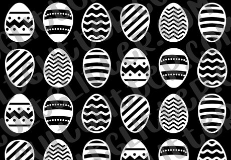 Easter Eggs  Tumbler Template