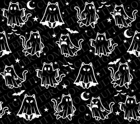 Ghostly Kitties Template