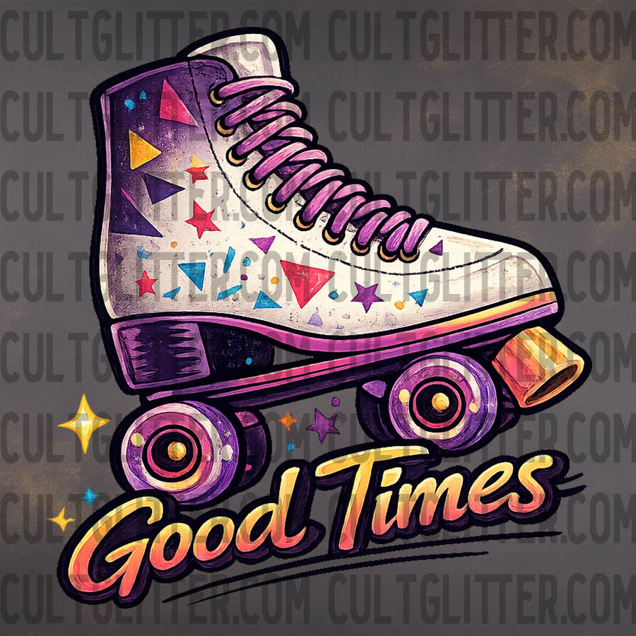 Good Times Retro Skate - Decal