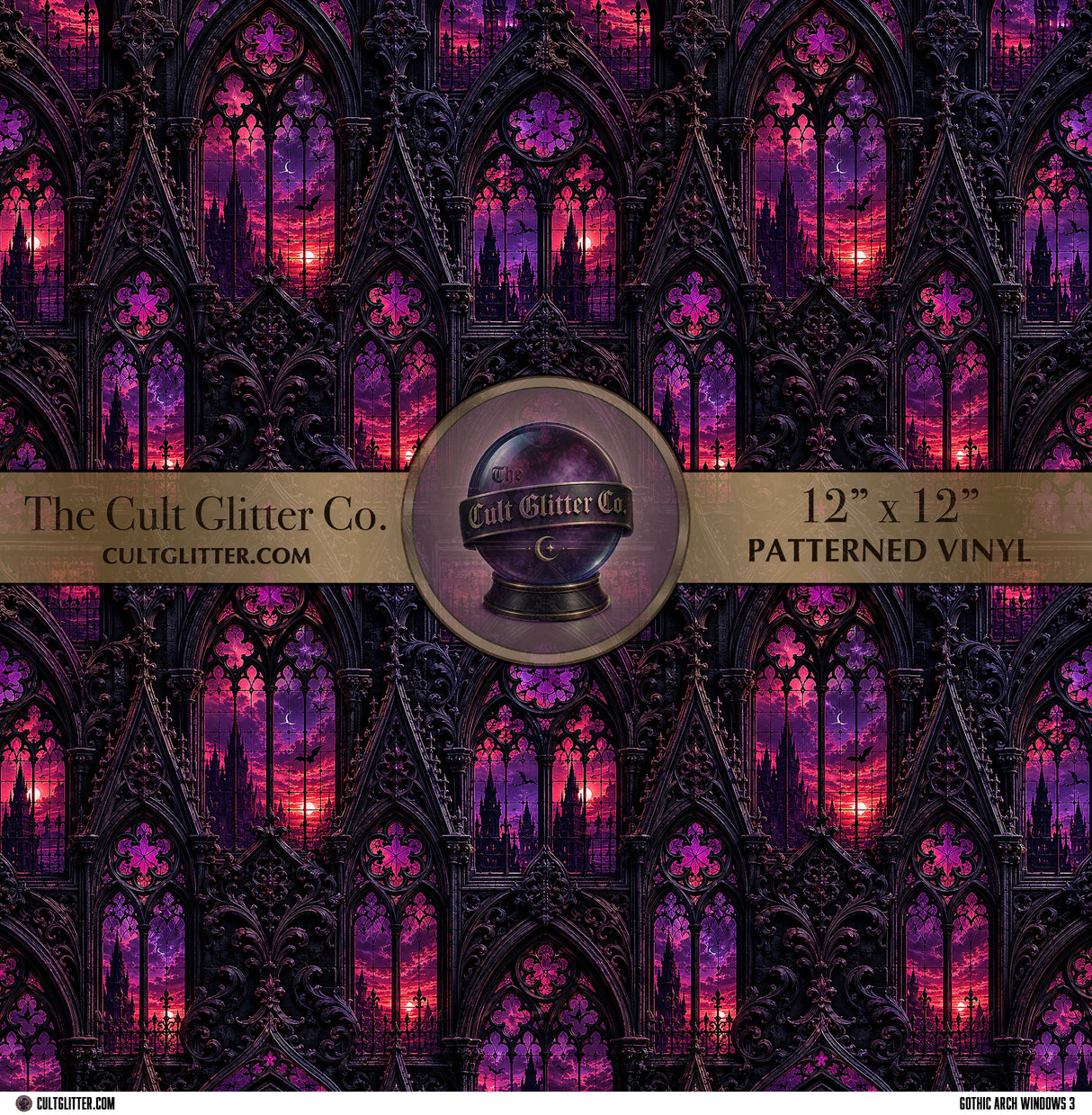 Gothic Arch Windows 3 - Vinyl