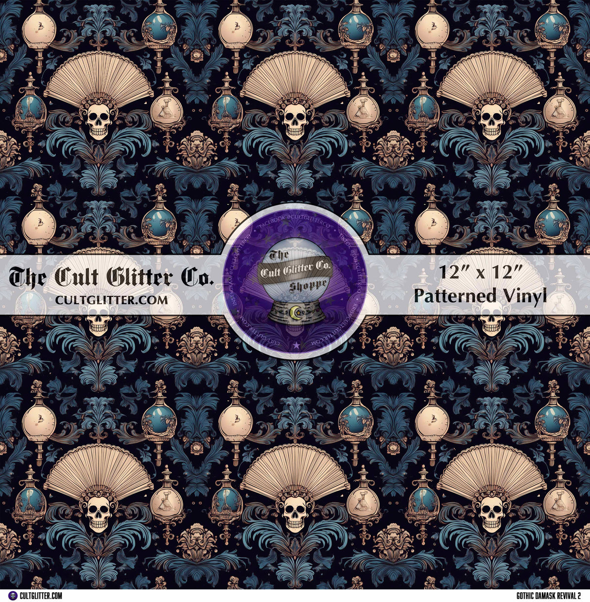 Gothic Damask Revival 2 - Vinyl