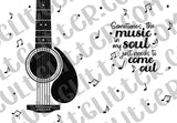 Guitar Tumbler Template
