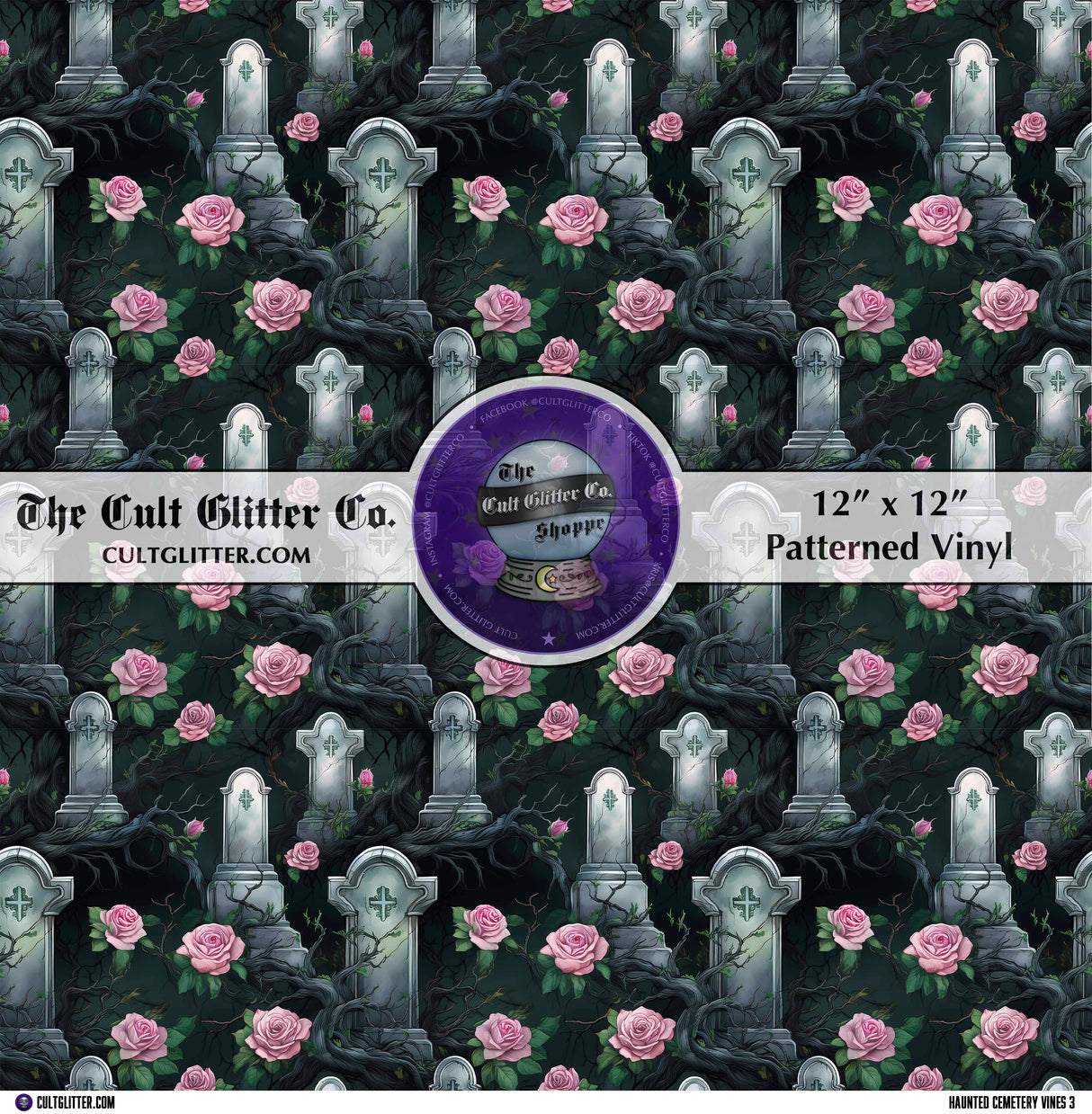 Haunted Cemetery Vines 3 - Vinyl