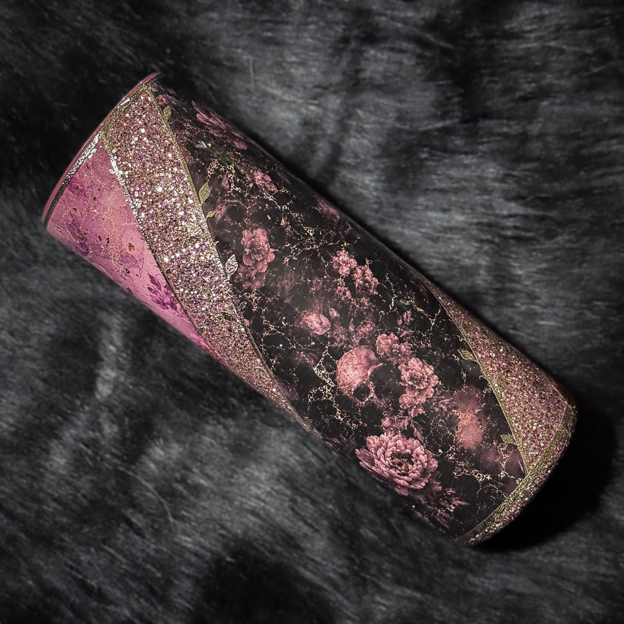 Edgy Floral Mauve Swirl - 20oz