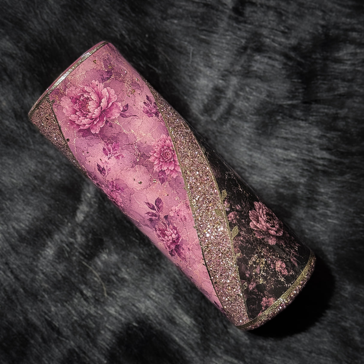 Edgy Floral Mauve Swirl - 20oz