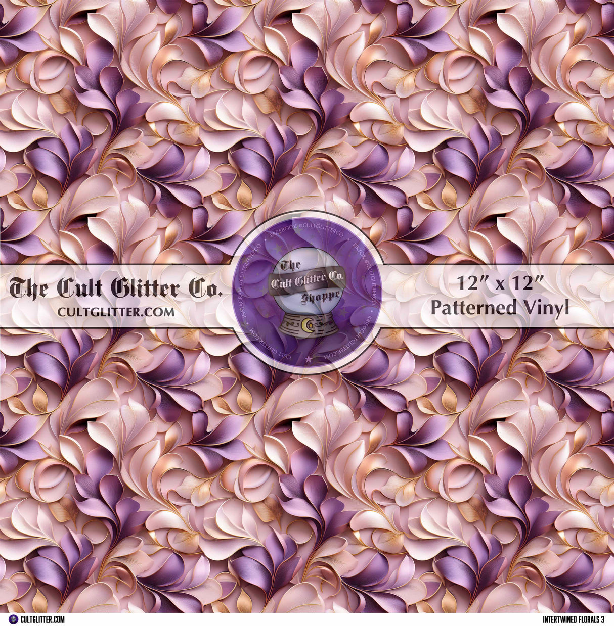 Intertwined Florals 3 - Vinyl