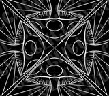Kaleidoscope Mushrooms Template