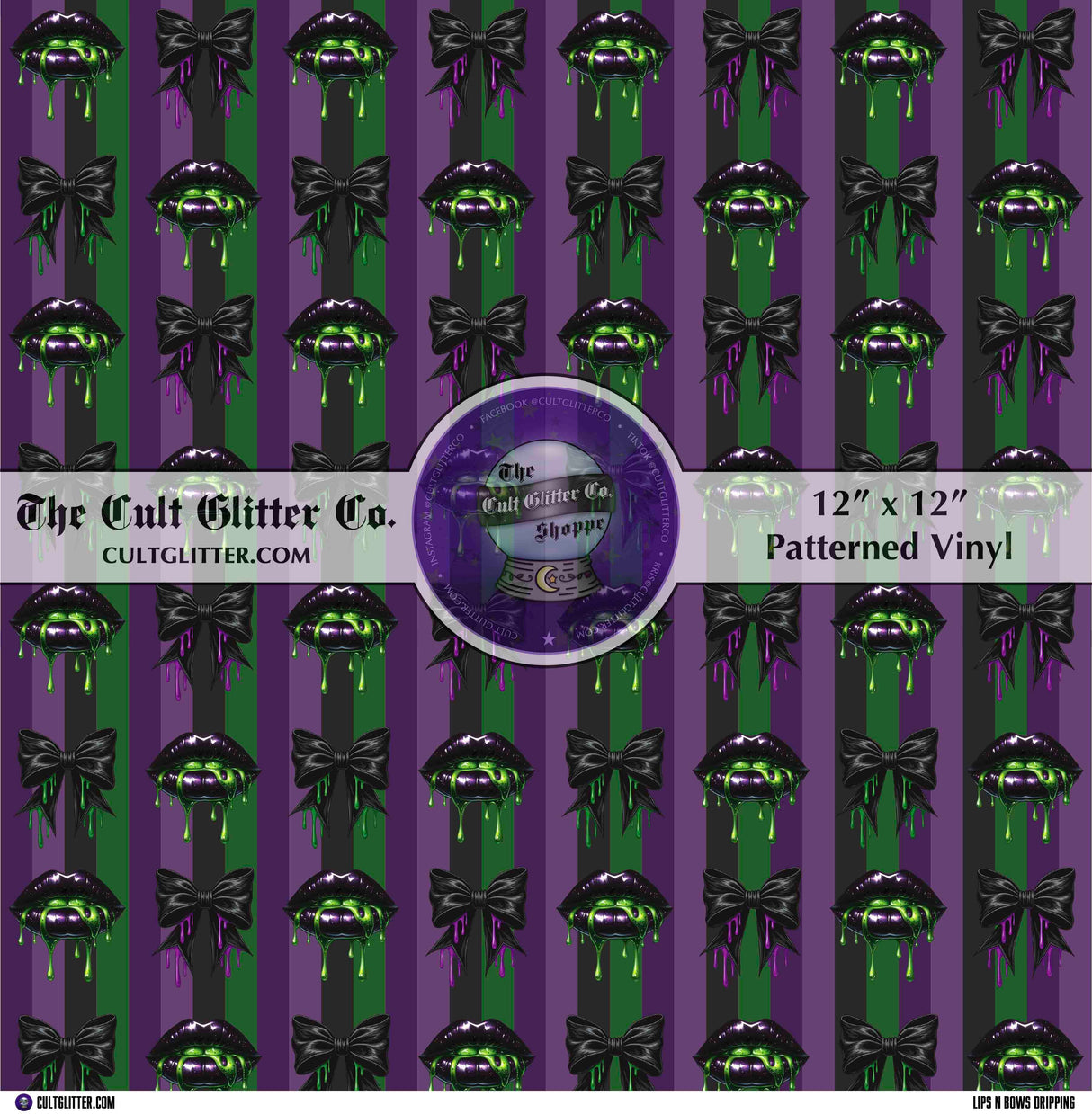 Lips N Bows Dripping - Vinyl