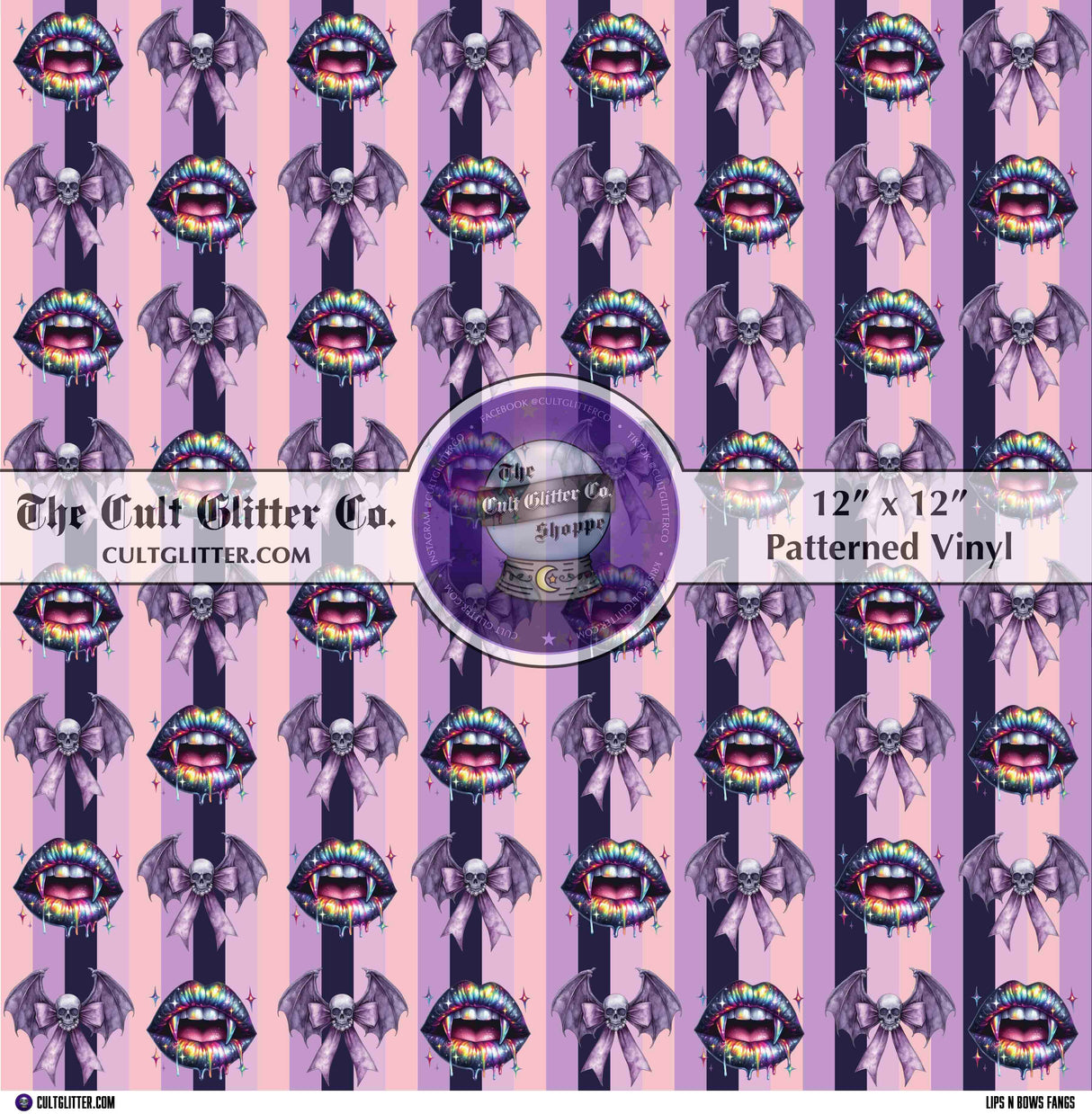 Lips N Bows Fangs - Vinyl