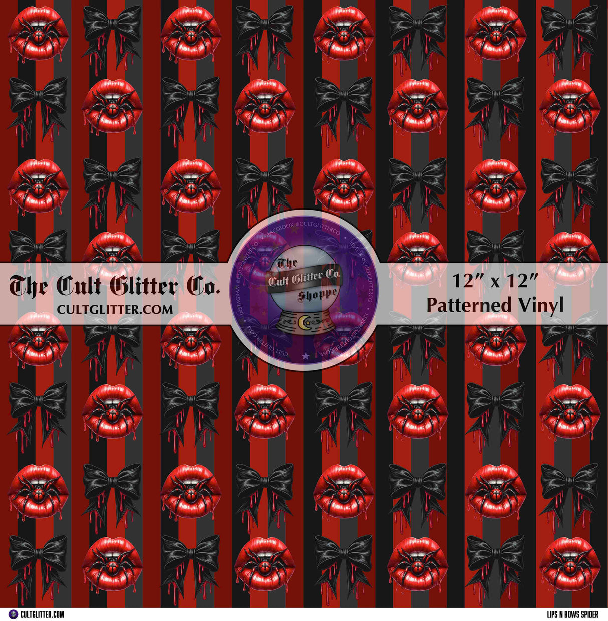 Lips N Bows Spider - Vinyl