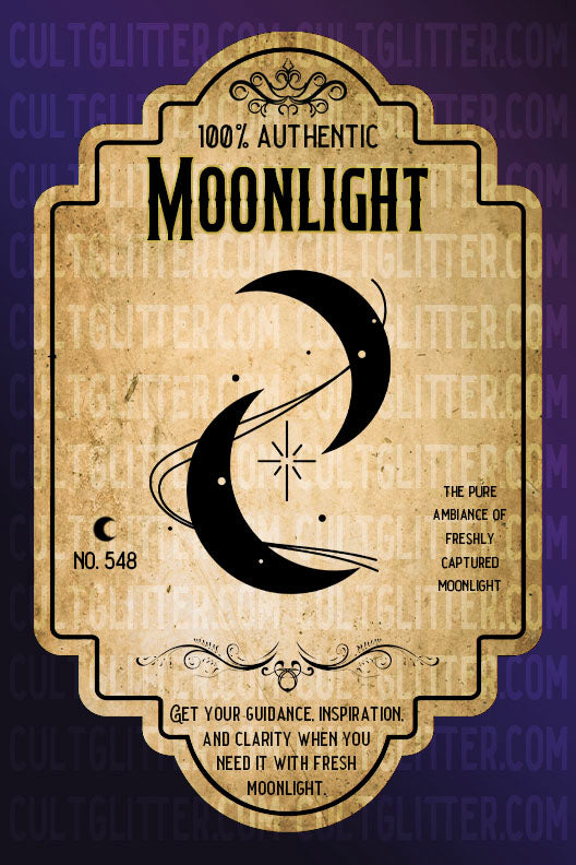 Moonlight Potion Label Decal