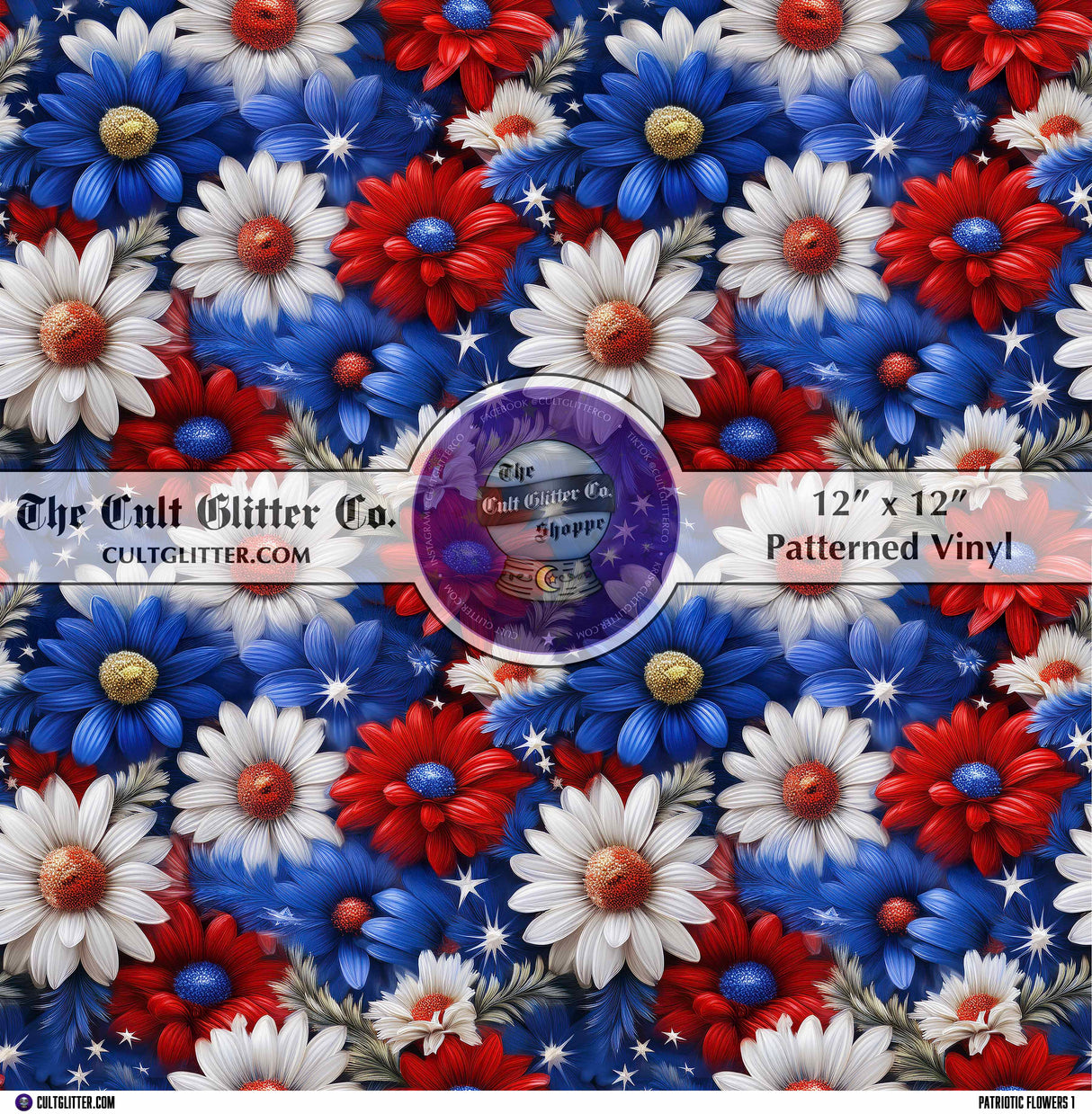 Patriotic Flowers 1 - Vinyl