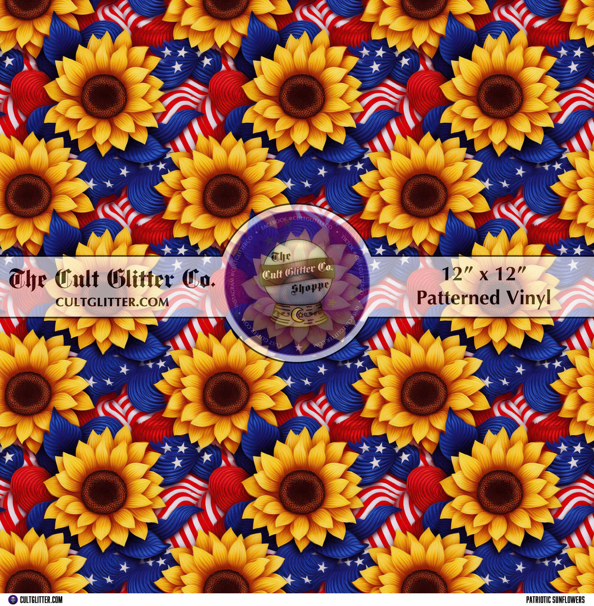Patriotic Sunflowers - Vinyl