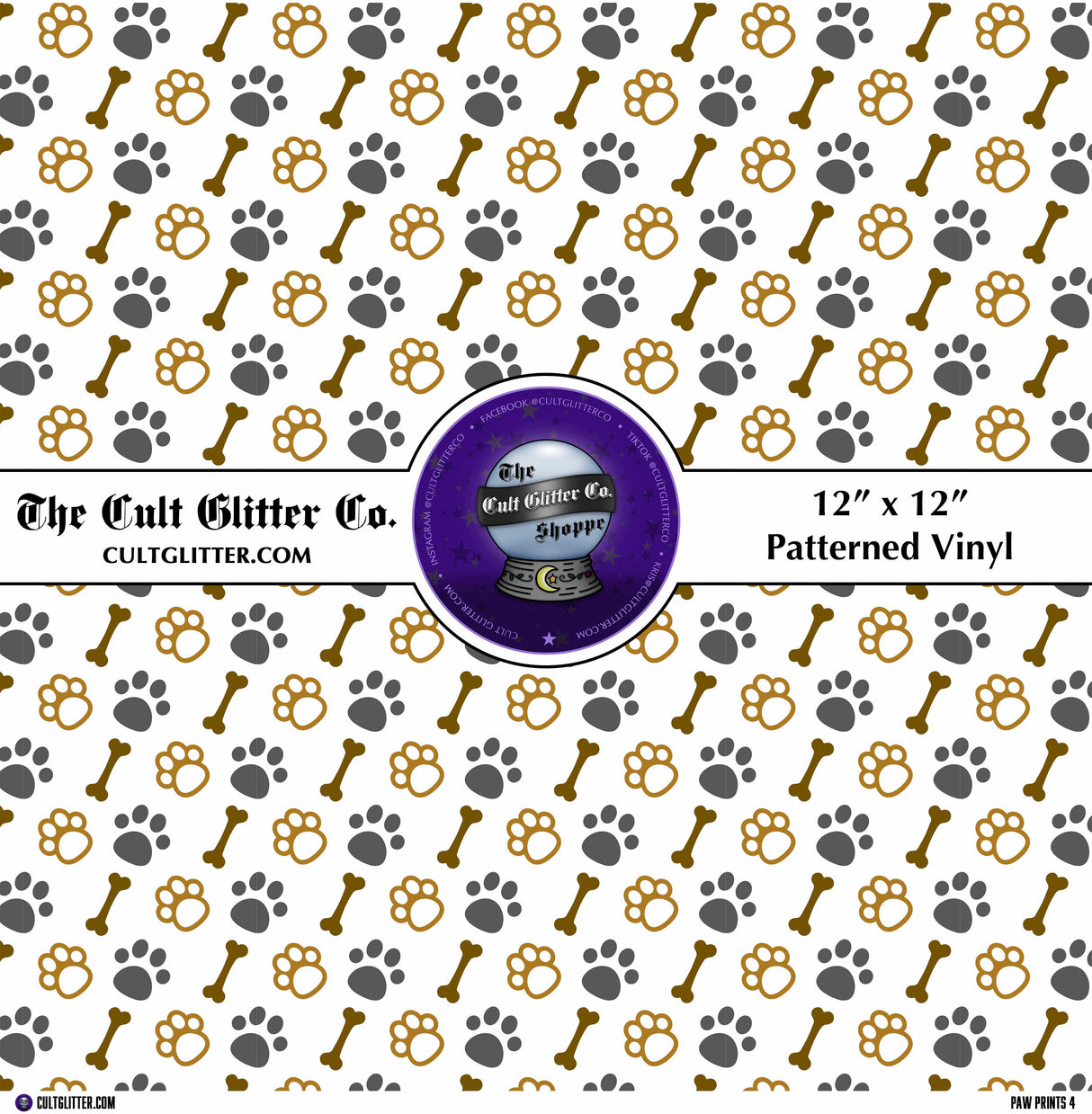 Paw Prints 4 - Vinyl