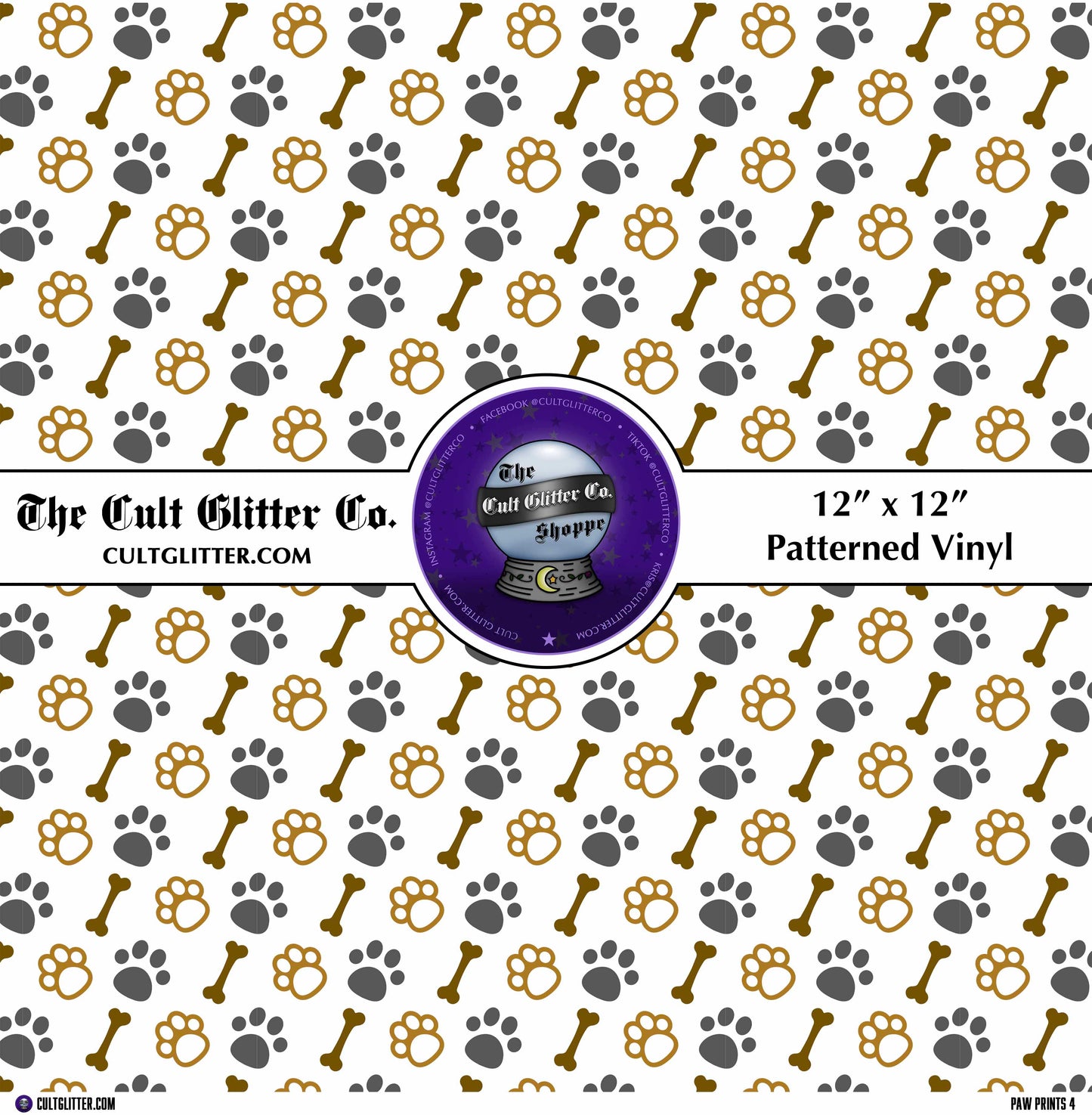 Paw Prints 4 - Vinyl