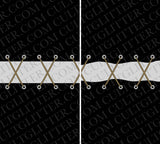 Riveted Stitches Template