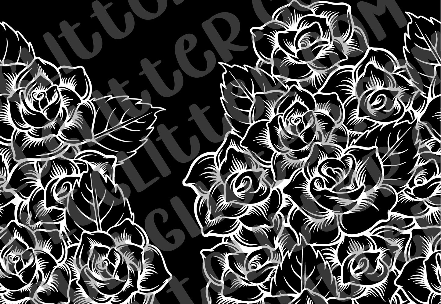 Rose Bouquet Template