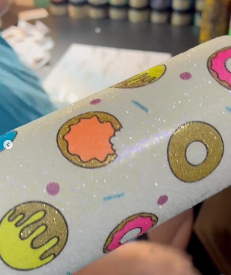 Donuts Tumbler Template