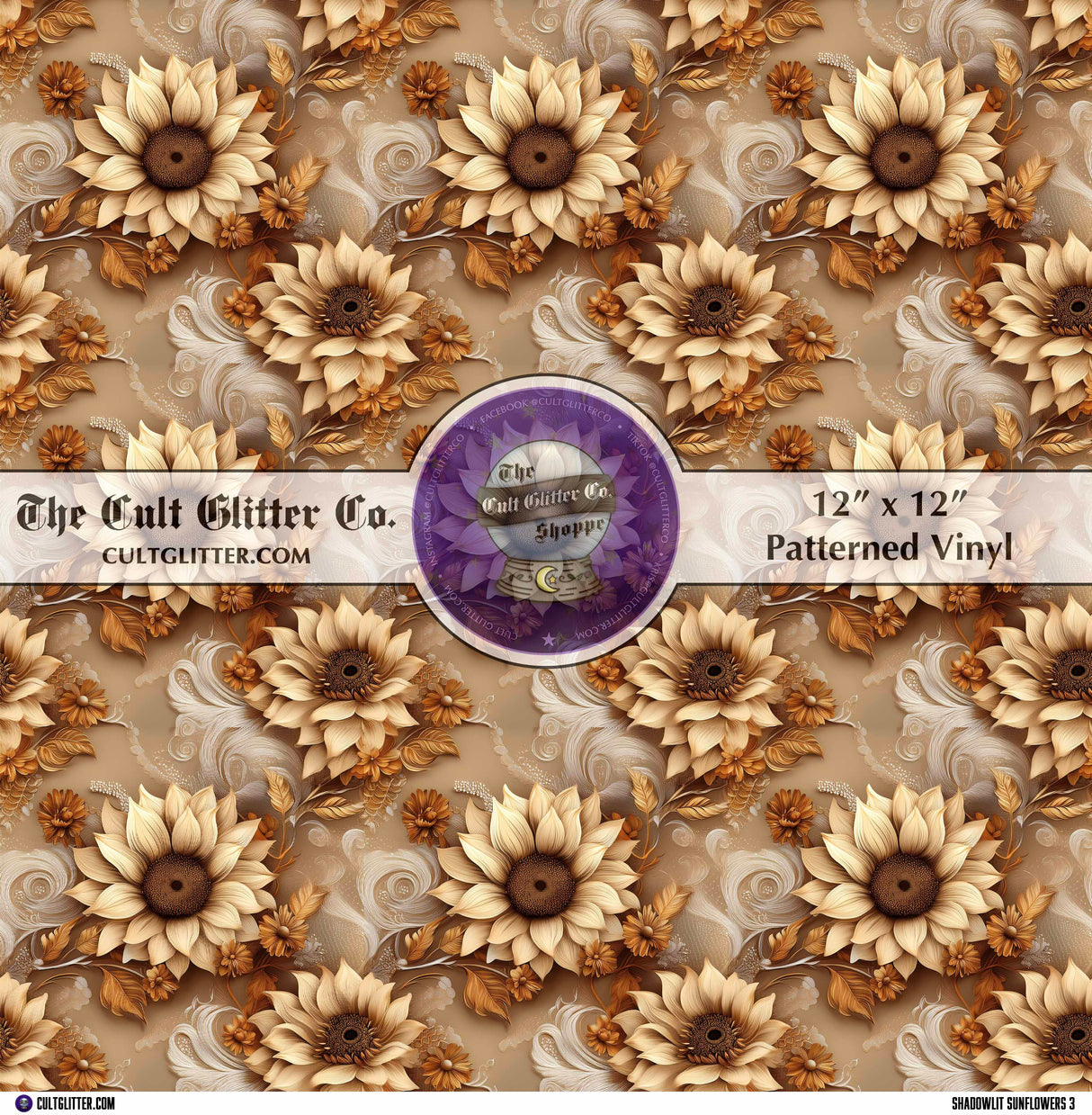 Shadowlit Sunflowers 3 - Vinyl