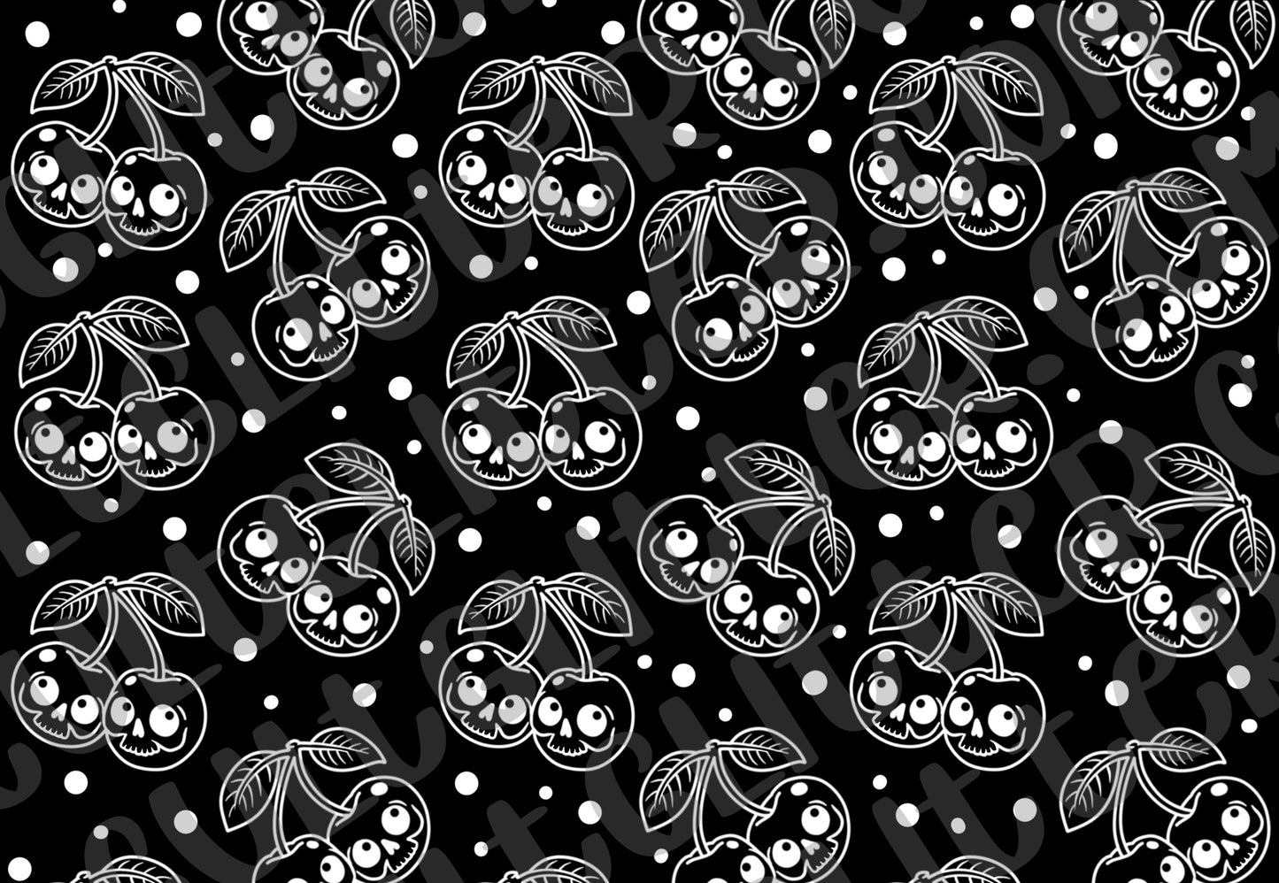 Skull Cherry Template