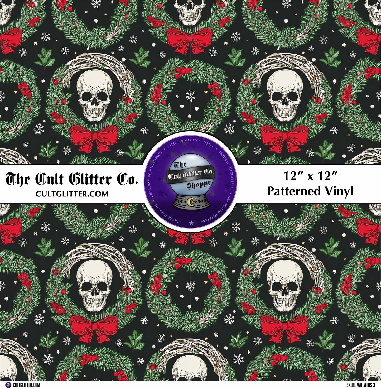 Skull Wreaths 3 - Vinyl