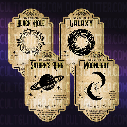 Space Potion Labels Bundle