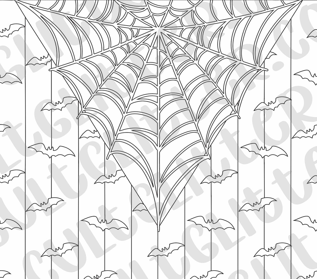 Spider Bat V Split Template