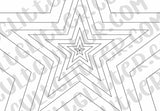 Star Burst Template