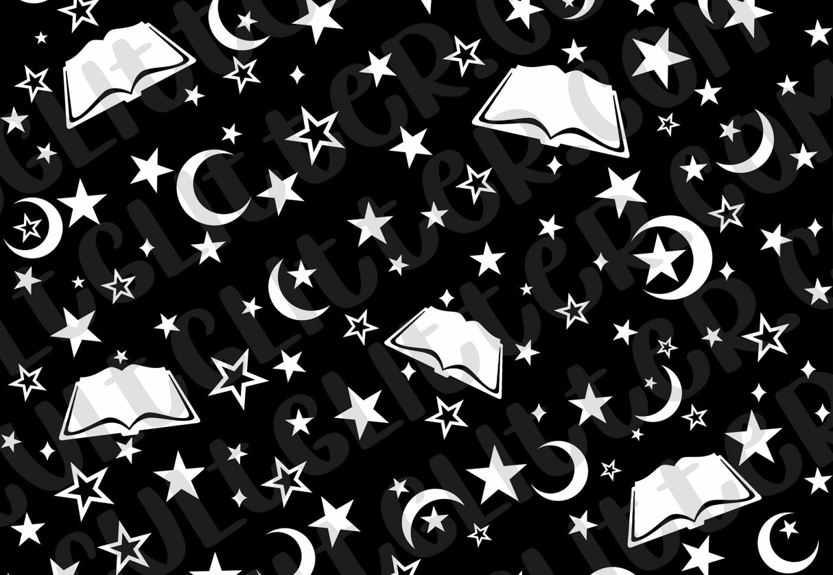 Stars, Moons, & Books Template