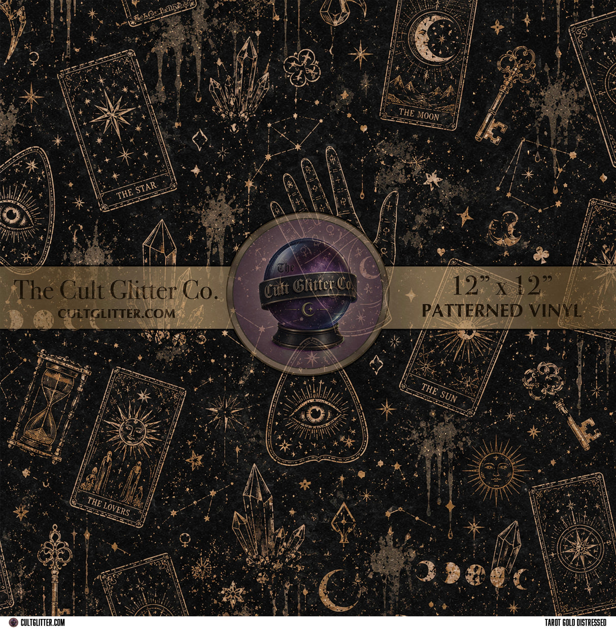 Tarot Gold Distressed - Vinyl