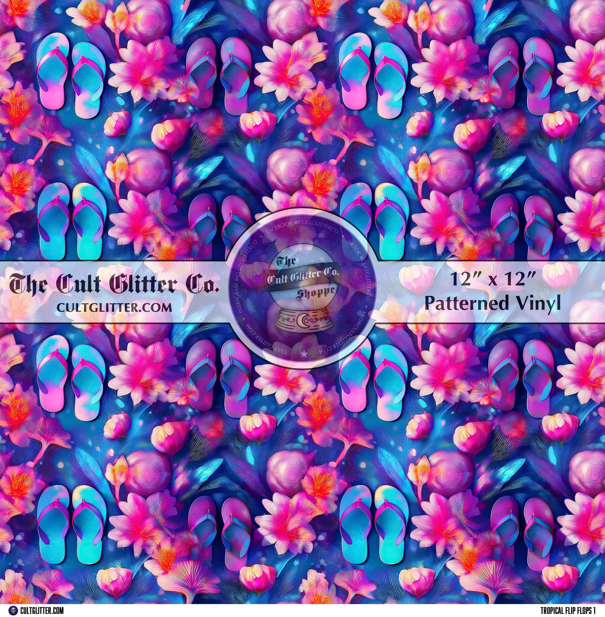 Tropical Flip Flops 1 - Vinyl