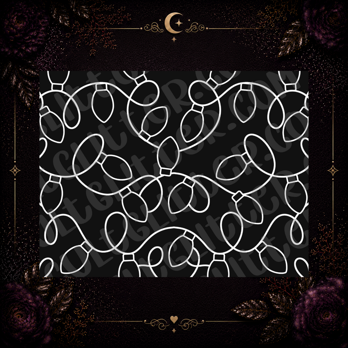 Christmas Lights Template