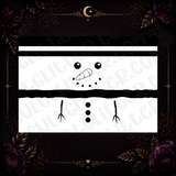 Snowman Tumbler Template