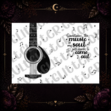 Guitar Tumbler Template