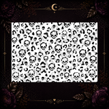 Leopard Skull Valentine Tumbler Template